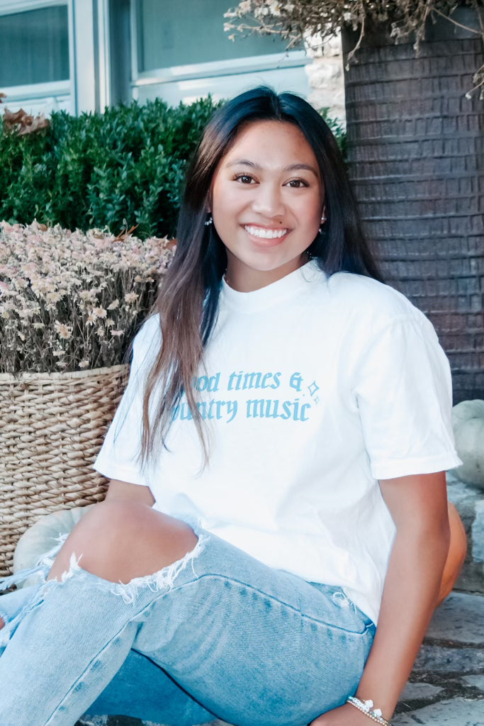 Good Times And Country Music Tee