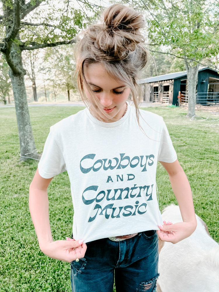 Cowboys + Country Music Tee